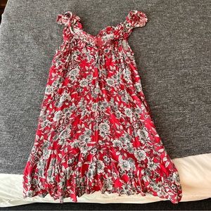 Floral American Eagle swim coverup, size M